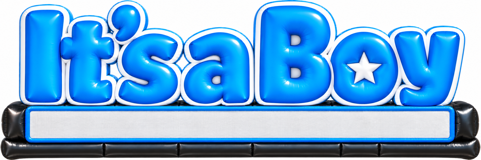 It's a Boy inflatable yard display
